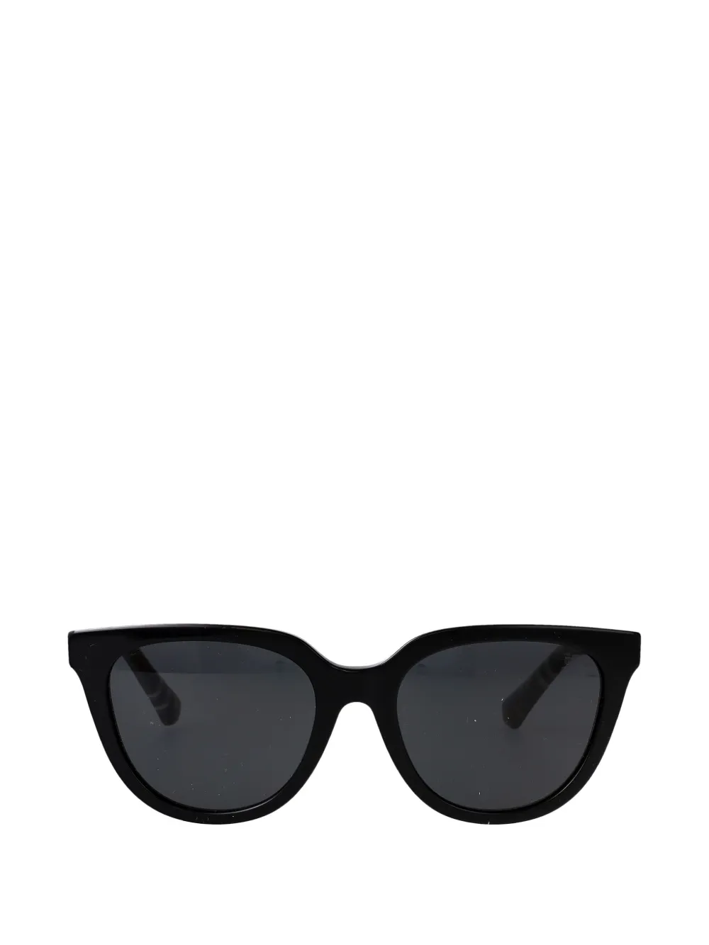 Burberry Eyewear Check-pattern cat-eye sunglasses Zwart
