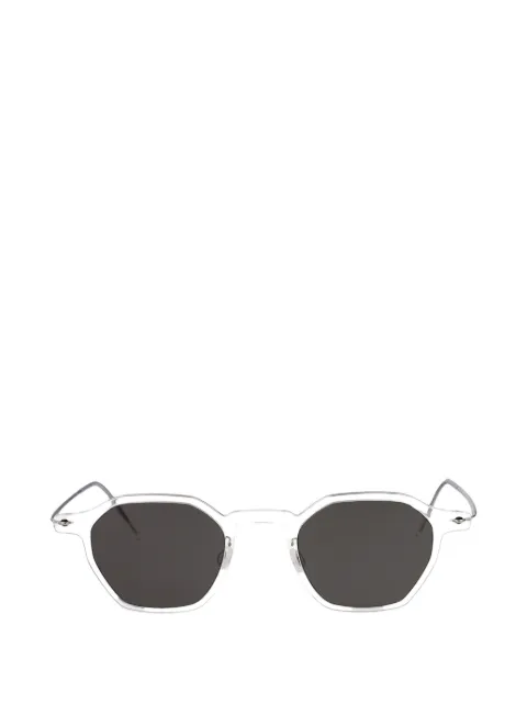 Lindberg 8343 geometric-frame sunglasses