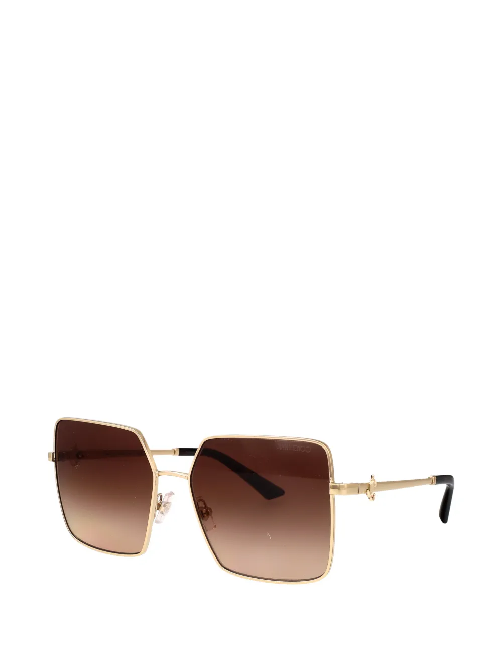 Jimmy Choo Eyewear JC logo square-frame sunglasses Goud