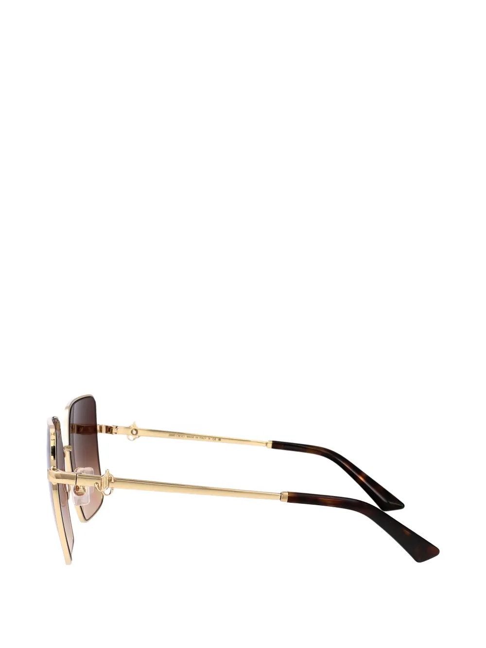 Jimmy Choo Eyewear JC logo square-frame sunglasses Goud