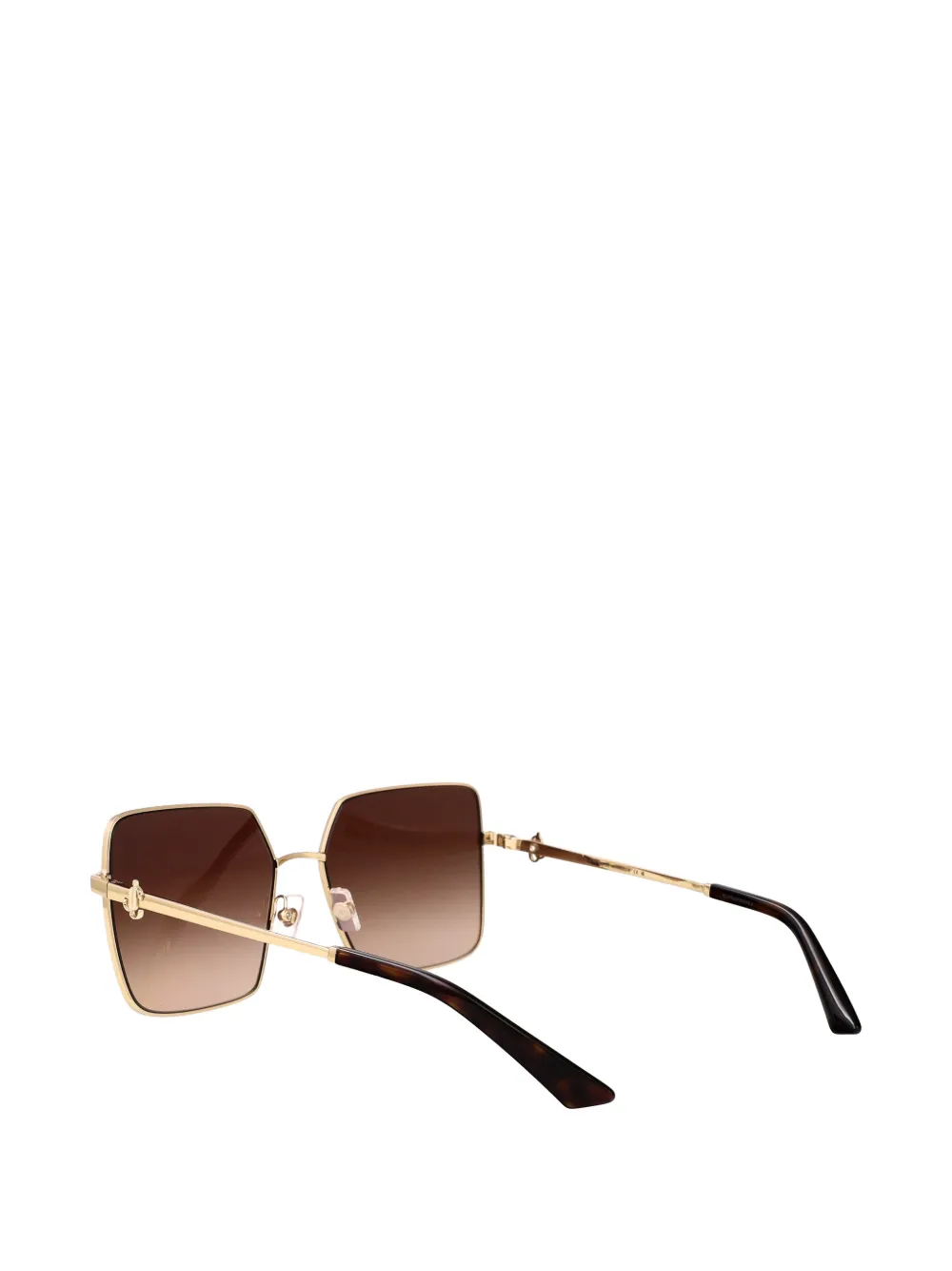 Jimmy Choo Eyewear JC logo square-frame sunglasses Goud