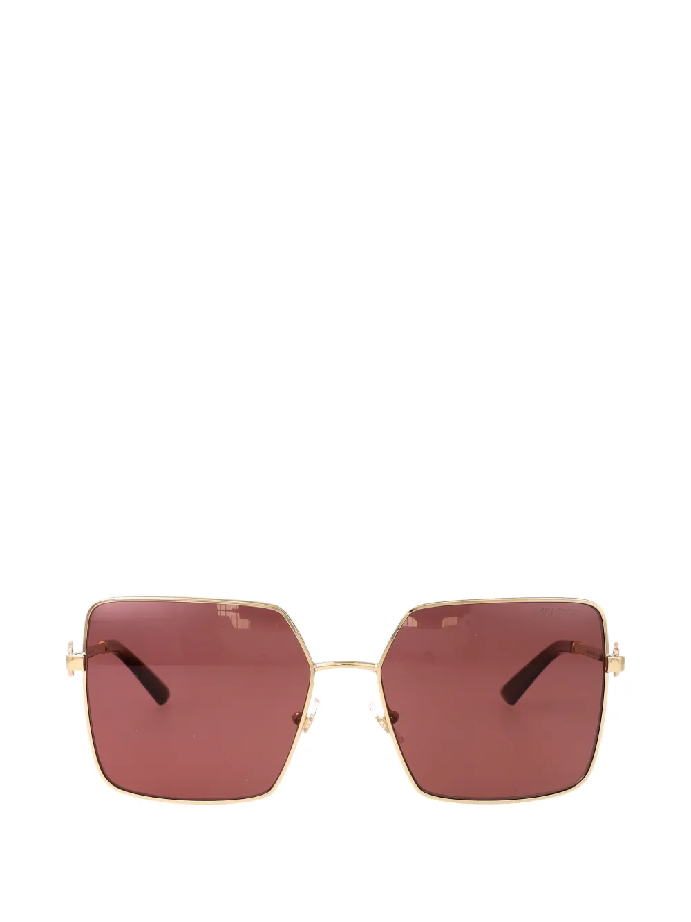 Jimmy Choo Eyewear JC monogram square-frame sunglasses Goud