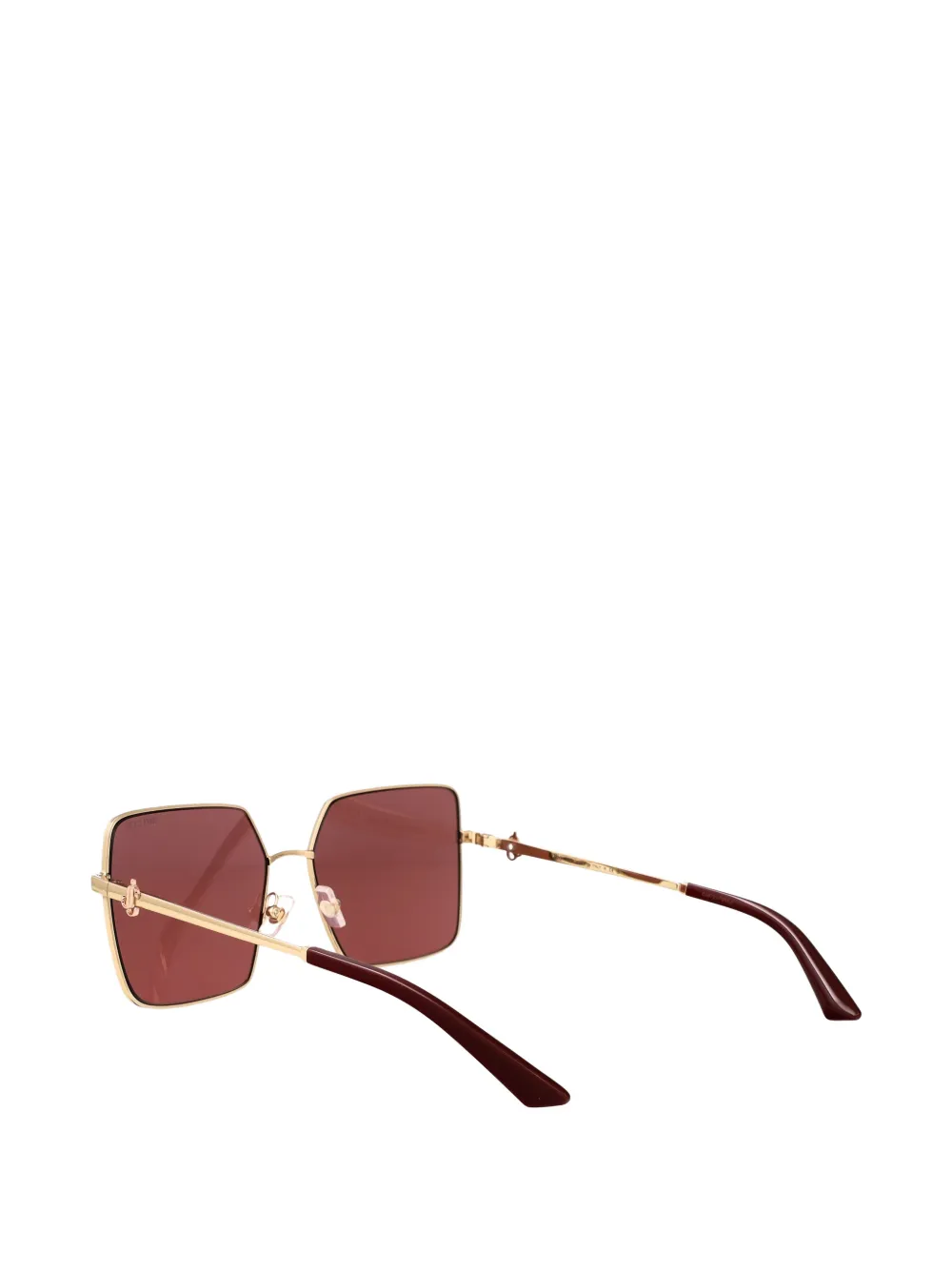 Jimmy Choo Eyewear JC monogram square-frame sunglasses Goud