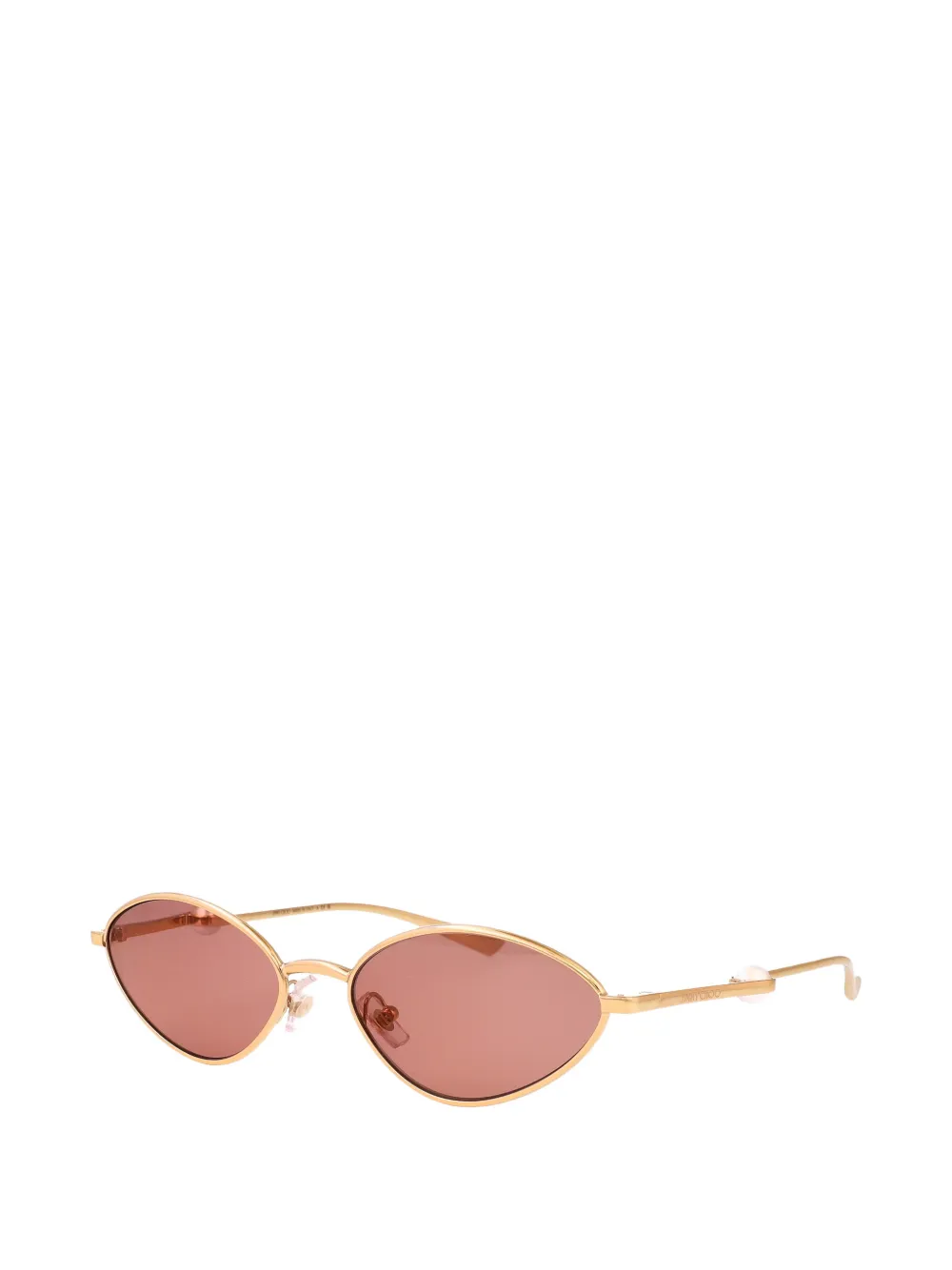 Jimmy Choo Eyewear pearl-embellished cat-eye frame sunglasses Goud