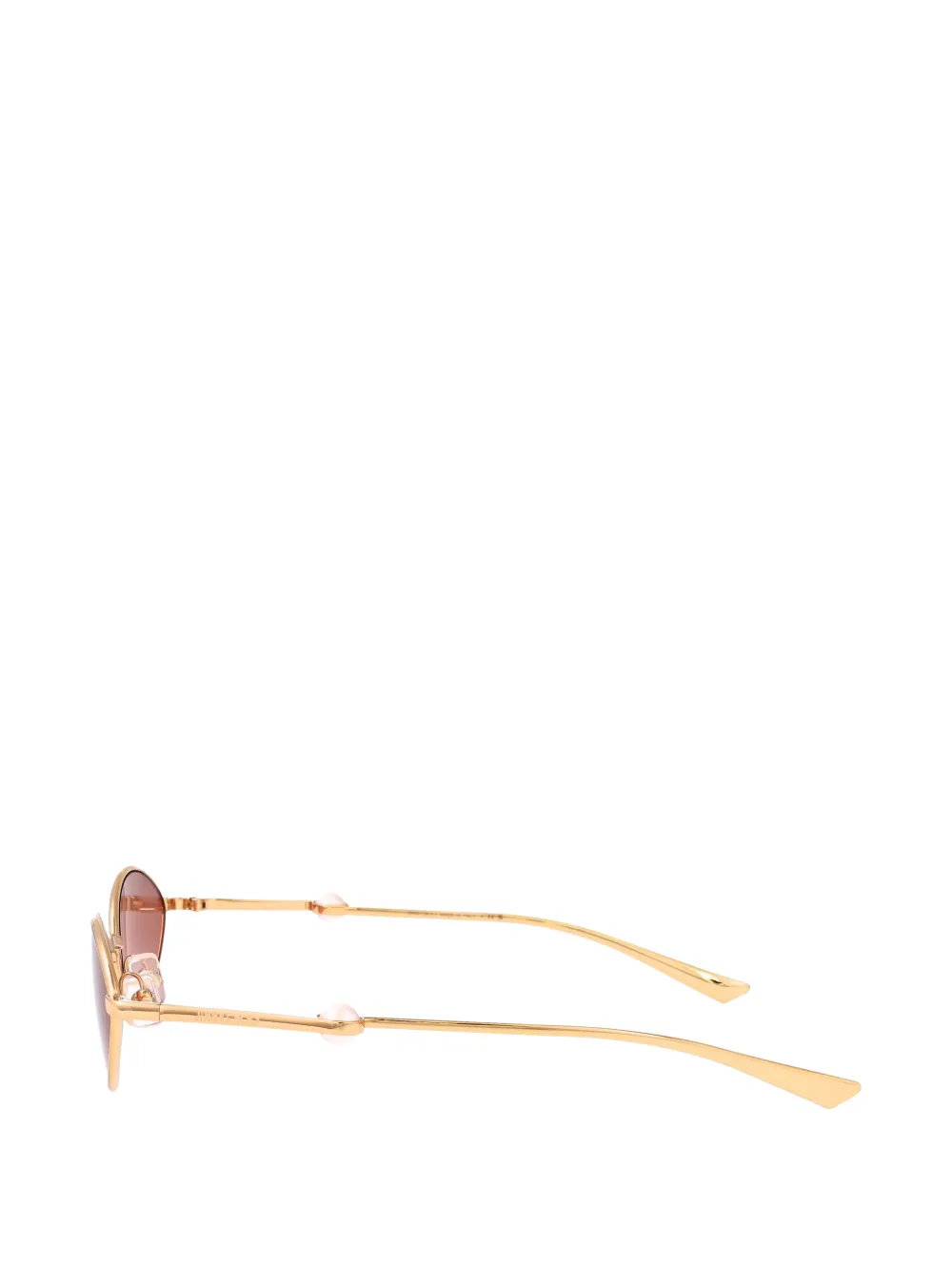 Jimmy Choo Eyewear pearl-embellished cat-eye frame sunglasses Goud