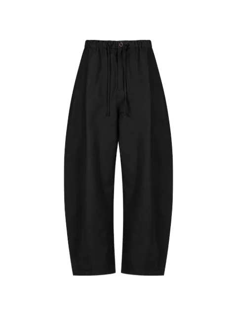 Amomento elasticated drawstring trousers