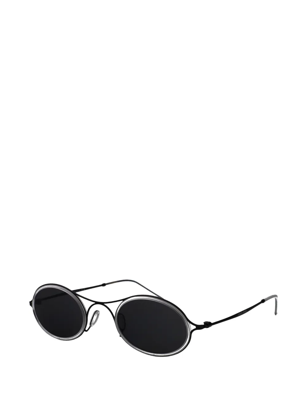 Giorgio Armani 0AR6187 round-frame sunglasses Zwart