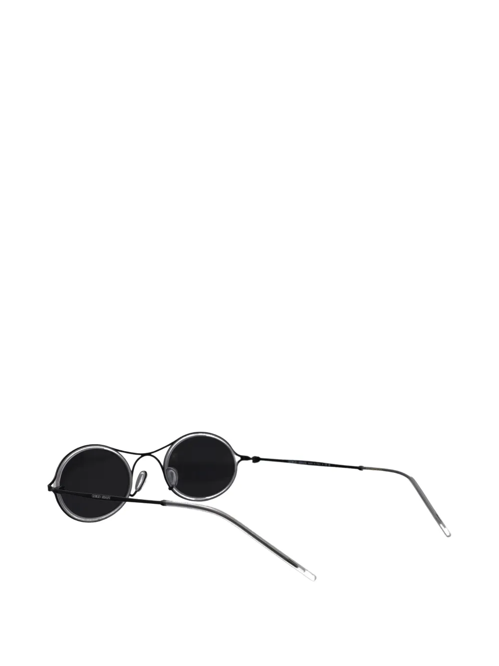 Giorgio Armani 0AR6187 round-frame sunglasses Zwart