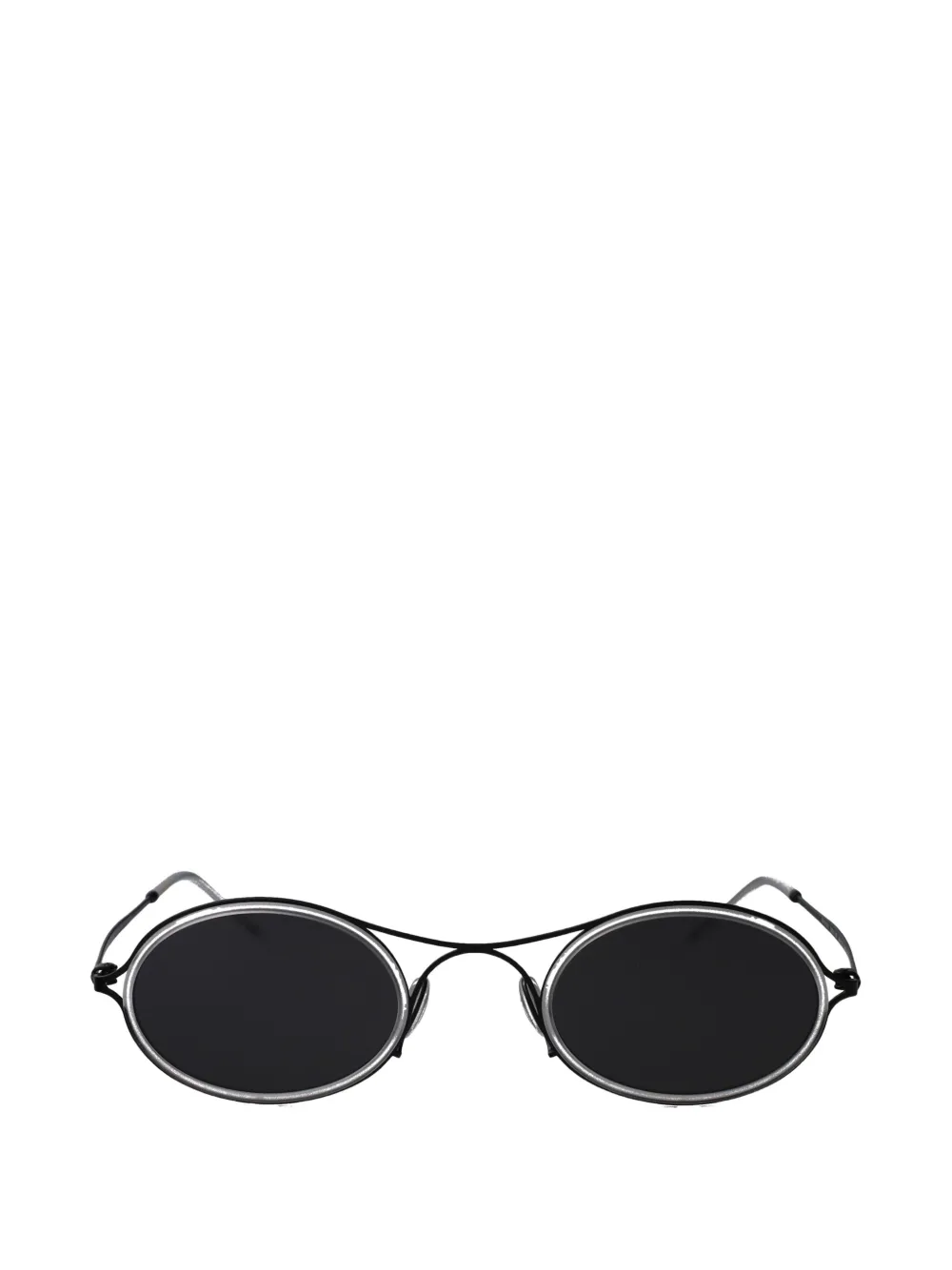 Giorgio Armani 0AR6187 round-frame sunglasses Zwart