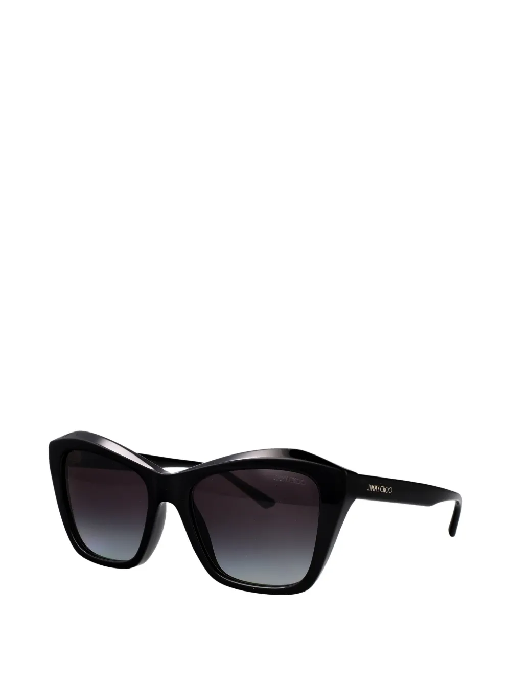 Jimmy Choo Eyewear Zonnebril met cat-eye montuur Zwart