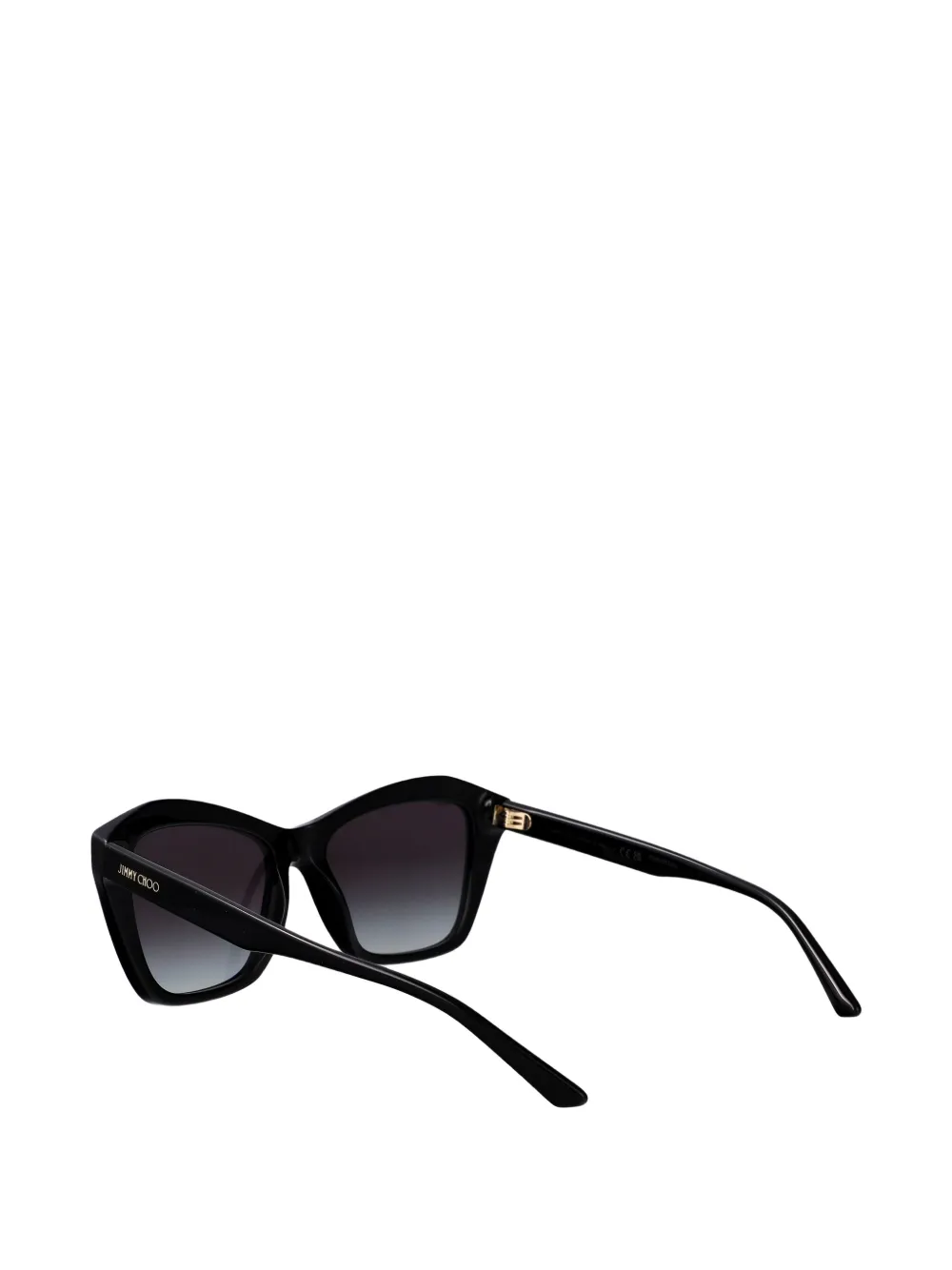 Jimmy Choo Eyewear Zonnebril met cat-eye montuur Zwart