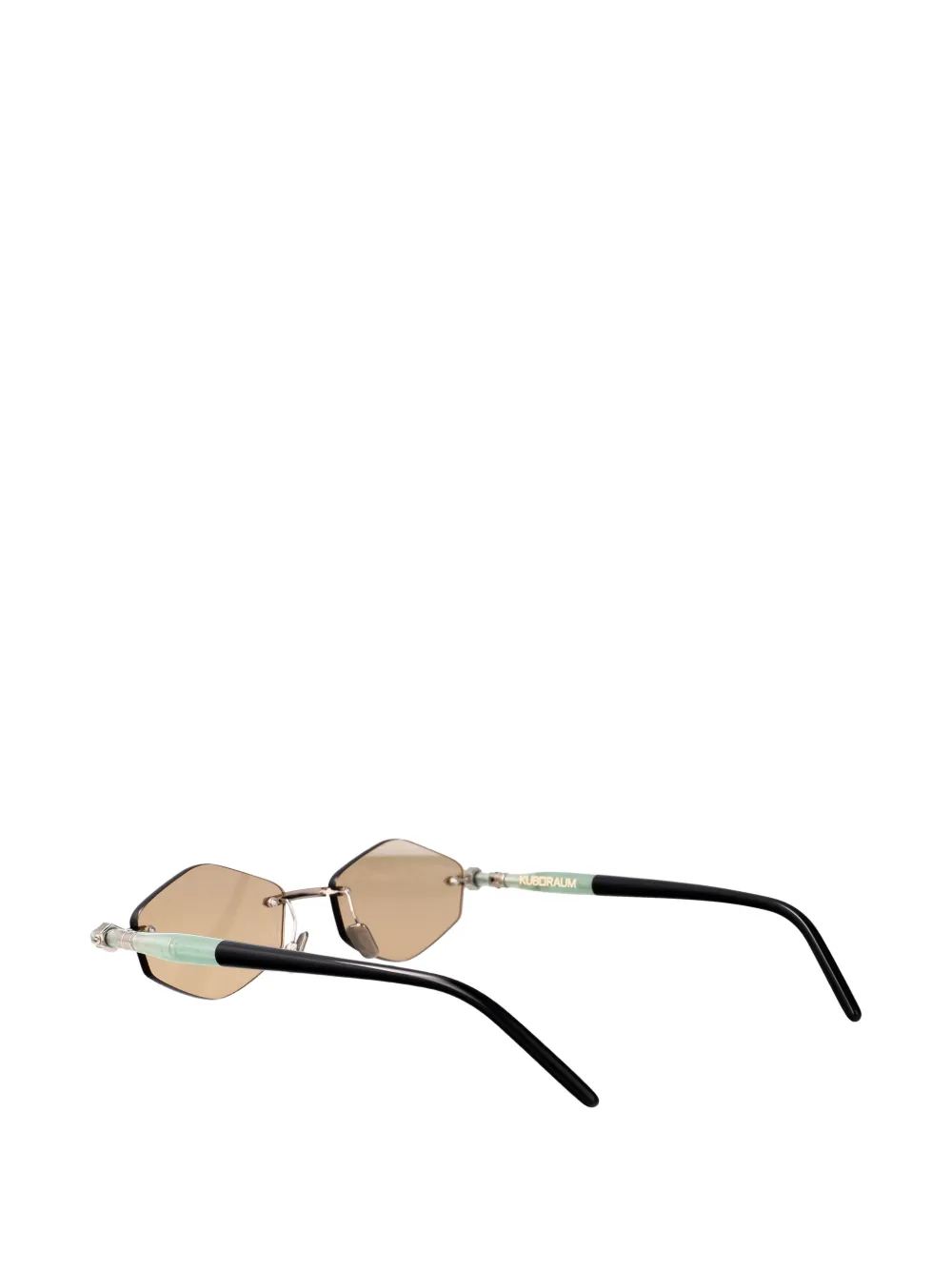 Kuboraum Maske P60 geometric-frame sunglasses Zilver