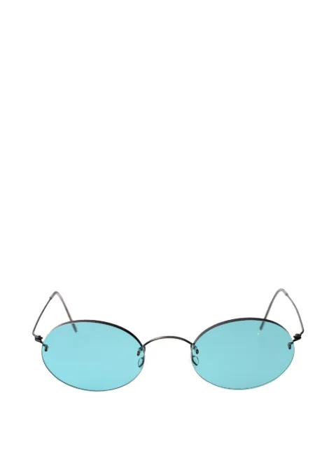 Lindberg 81012 oval-frame sunglasses