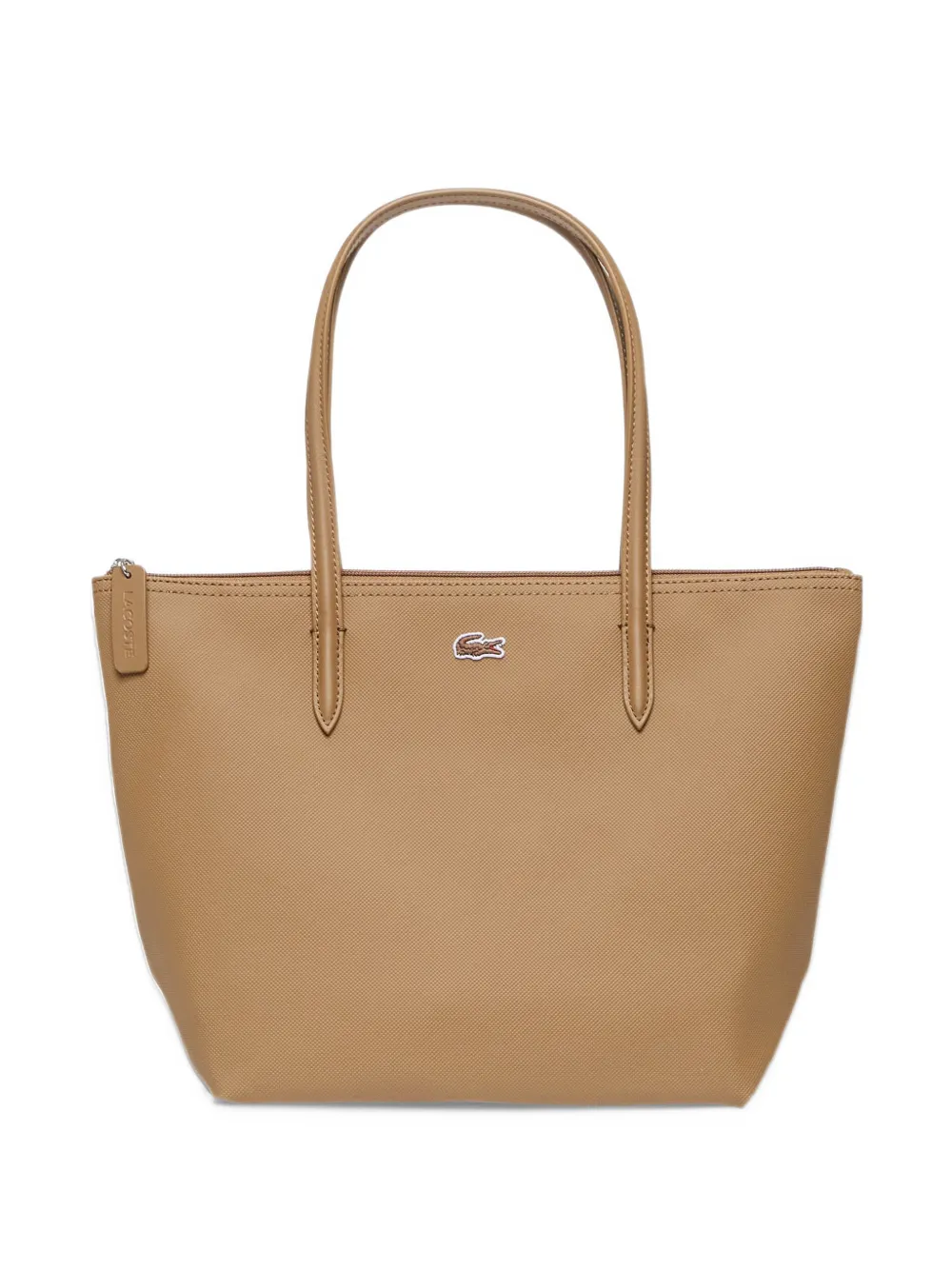 Lacoste small L.12.12 concept tote Beige