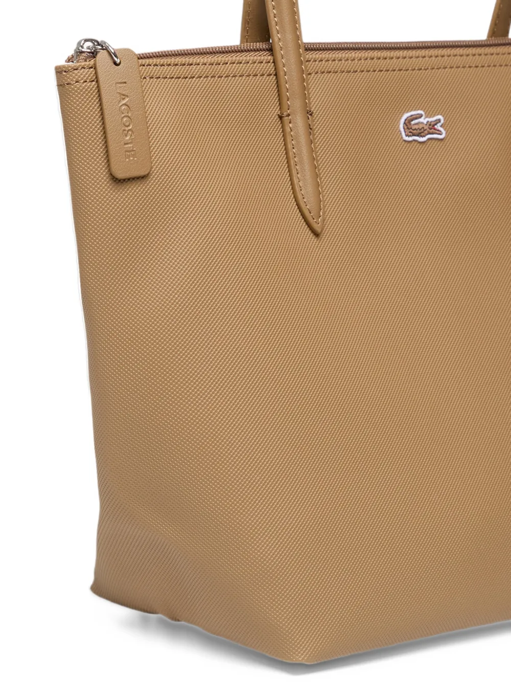 Lacoste small L.12.12 concept tote Beige
