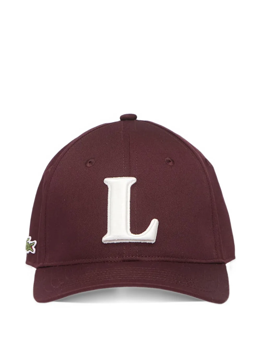 Lacoste 3D embroidered baseball cap Rood