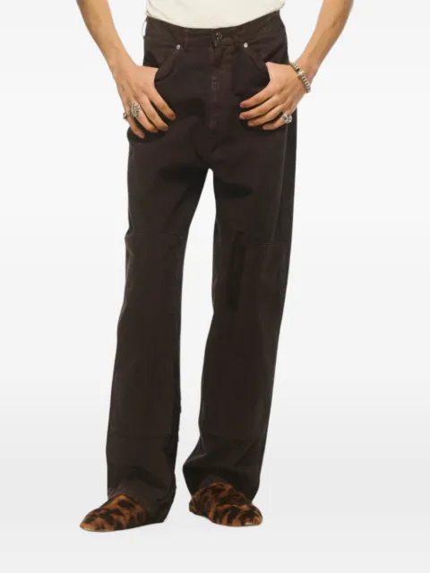 BLUEMARBLE panelled distressed trousers