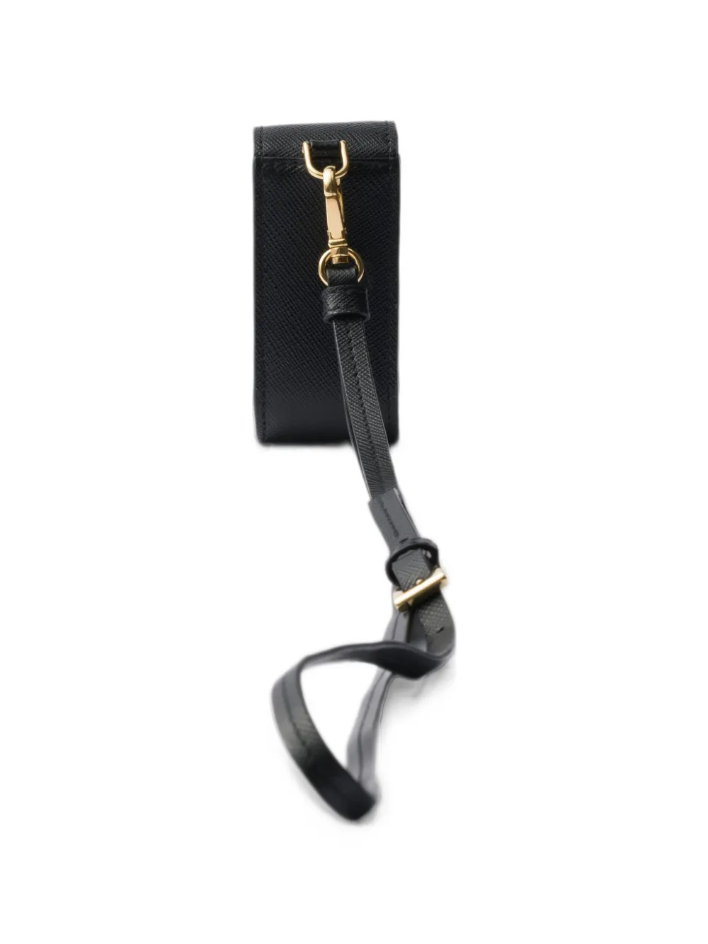 Prada Saffiano lipstick holder Zwart