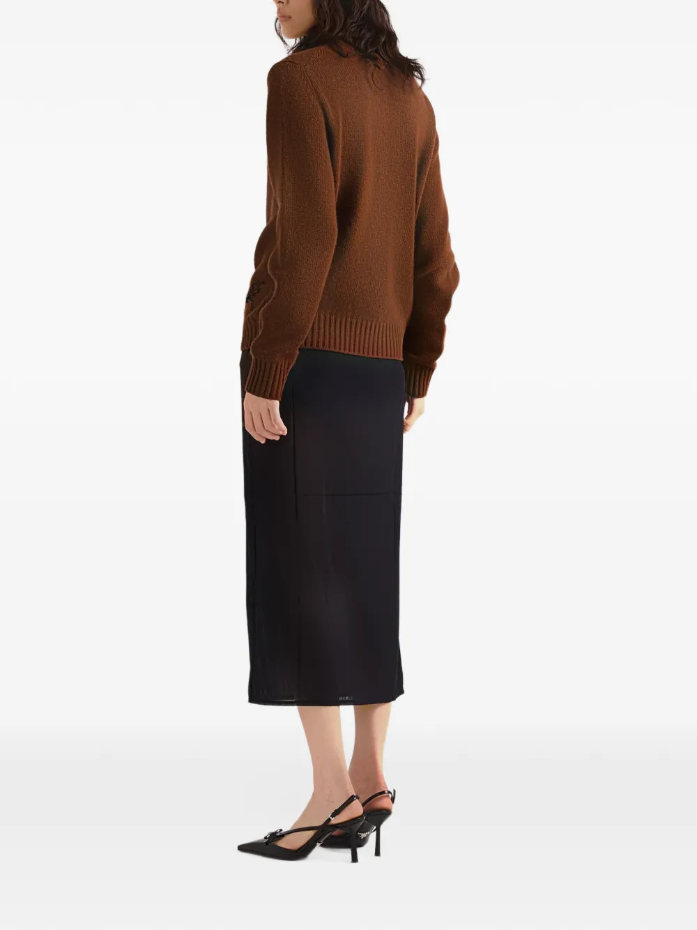 Prada wool and cashmere crew-neck sweater Bruin