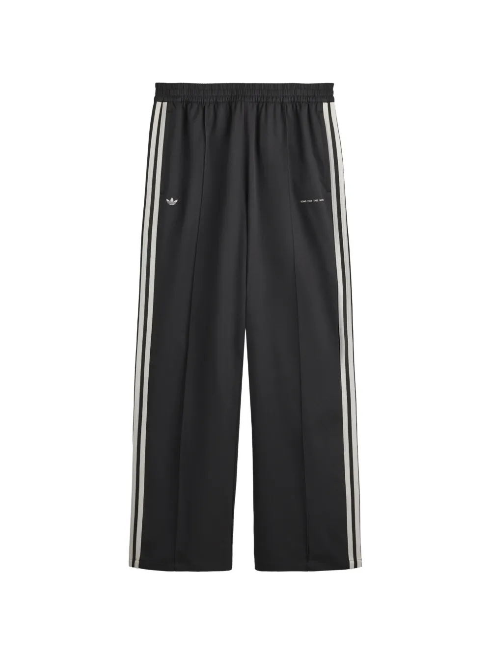 Song For The Mute x adidas side-stripe logo-print track pants Zwart
