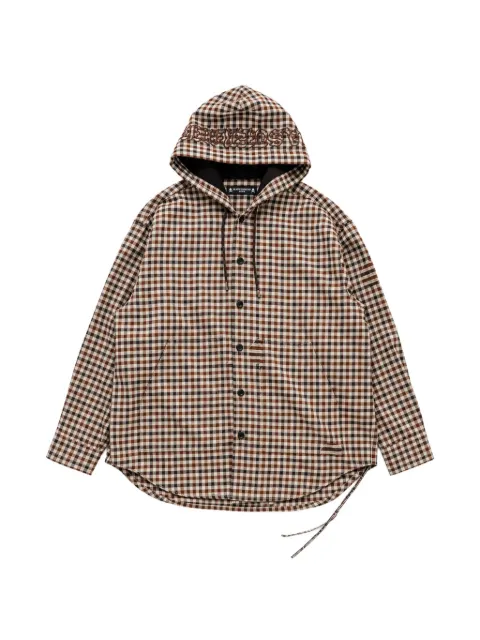 Mastermind Japan hooded check jacket