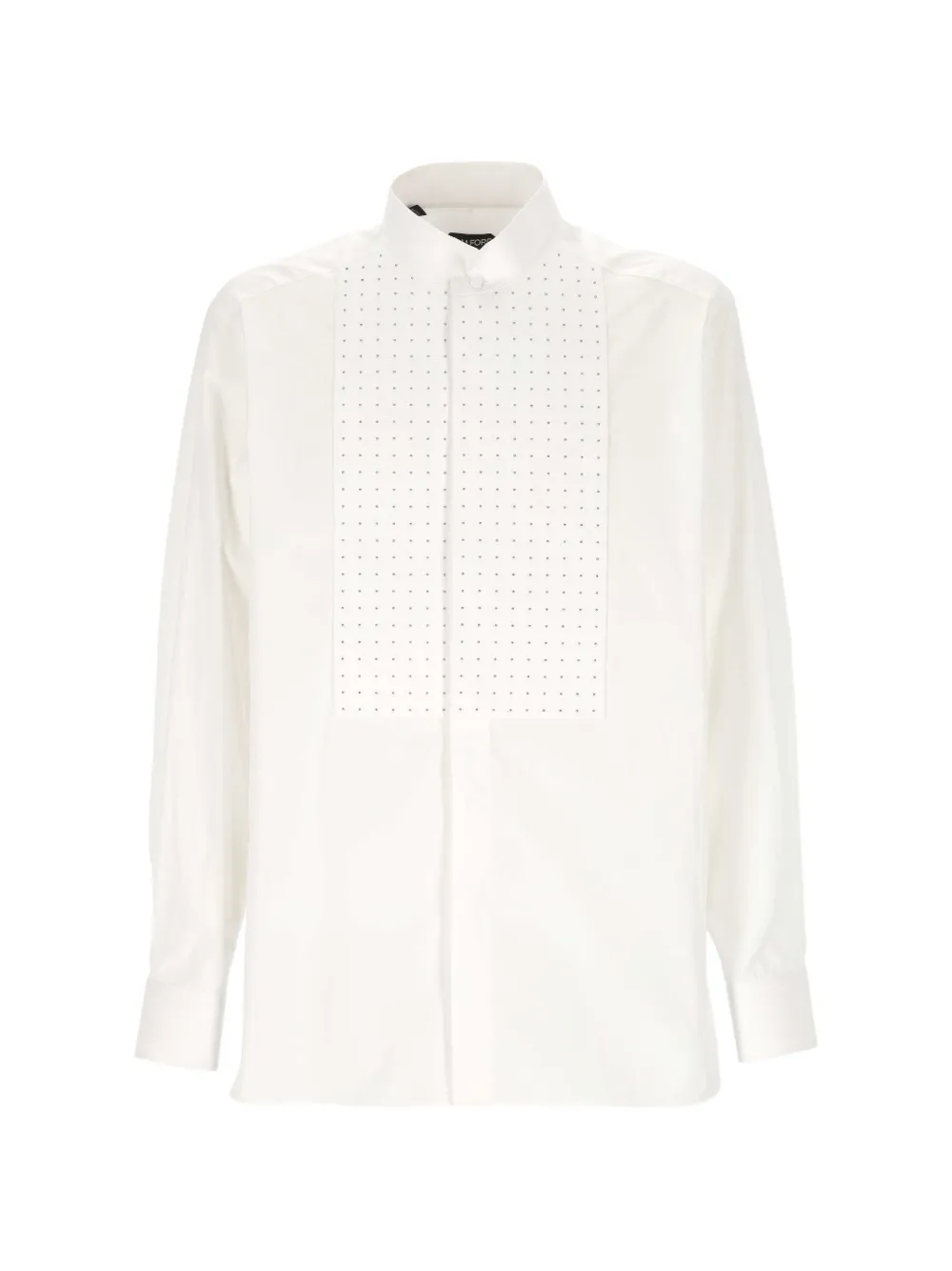 TOM FORD bib-front shirt - White
