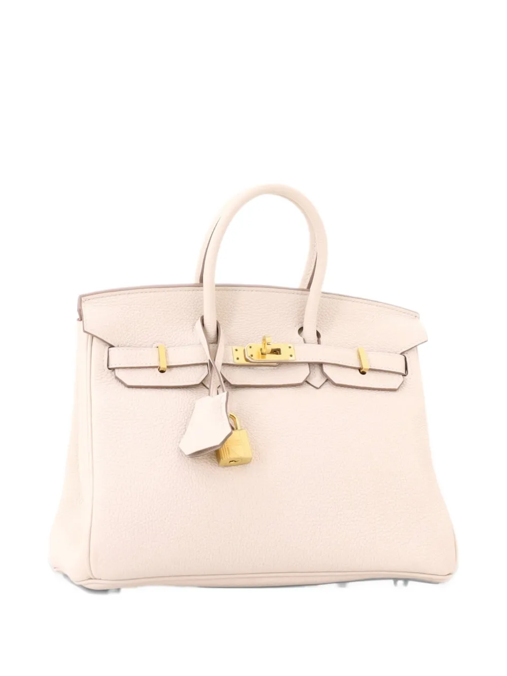 Hermès Pre-Owned Birkin Handbag Craie Togo with Gold Hardware 25 tote bag - Toni neutri