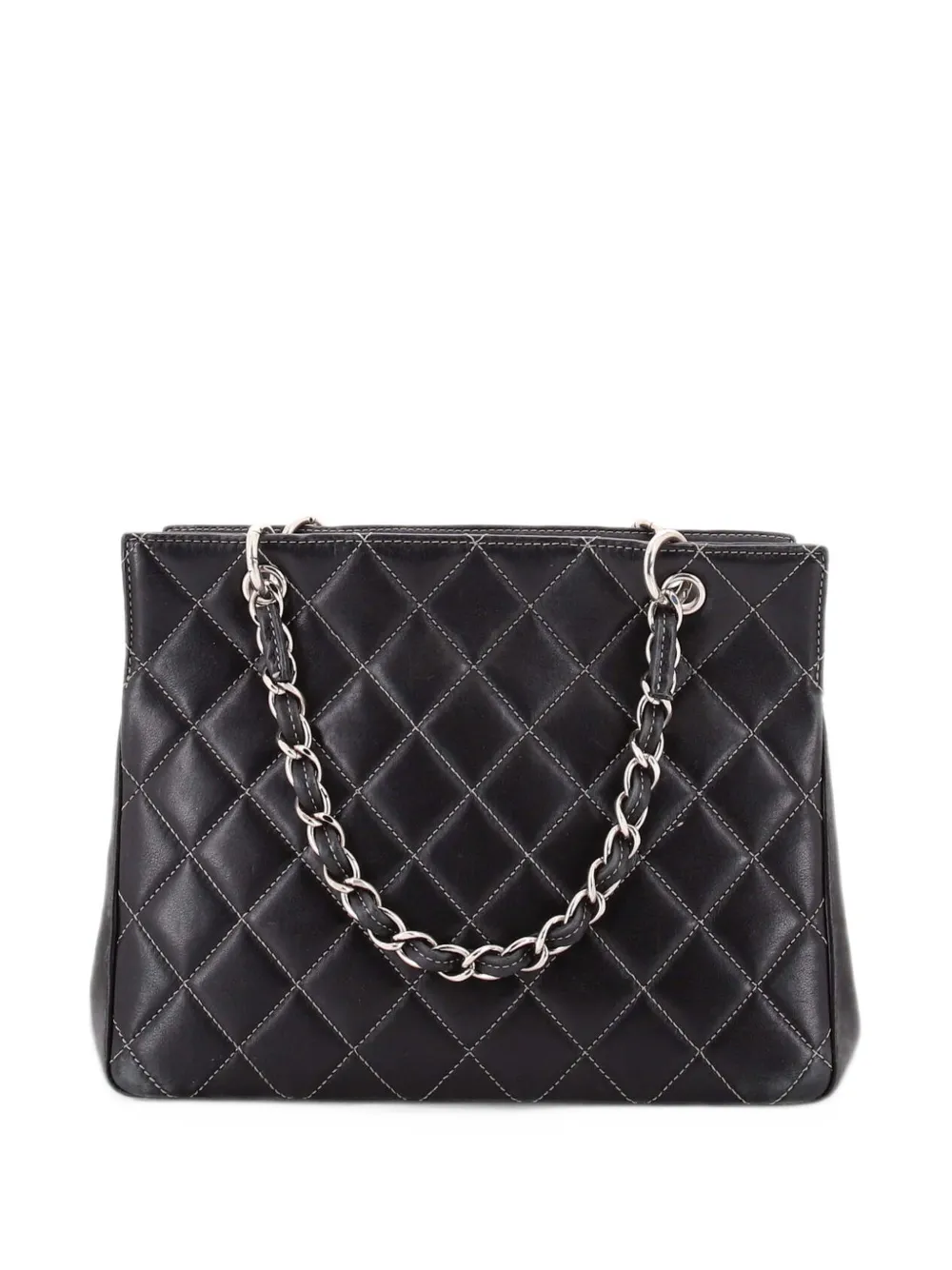 CHANEL Pre-Owned Petite Timeless Stitched Calfskin tote bag - Nero