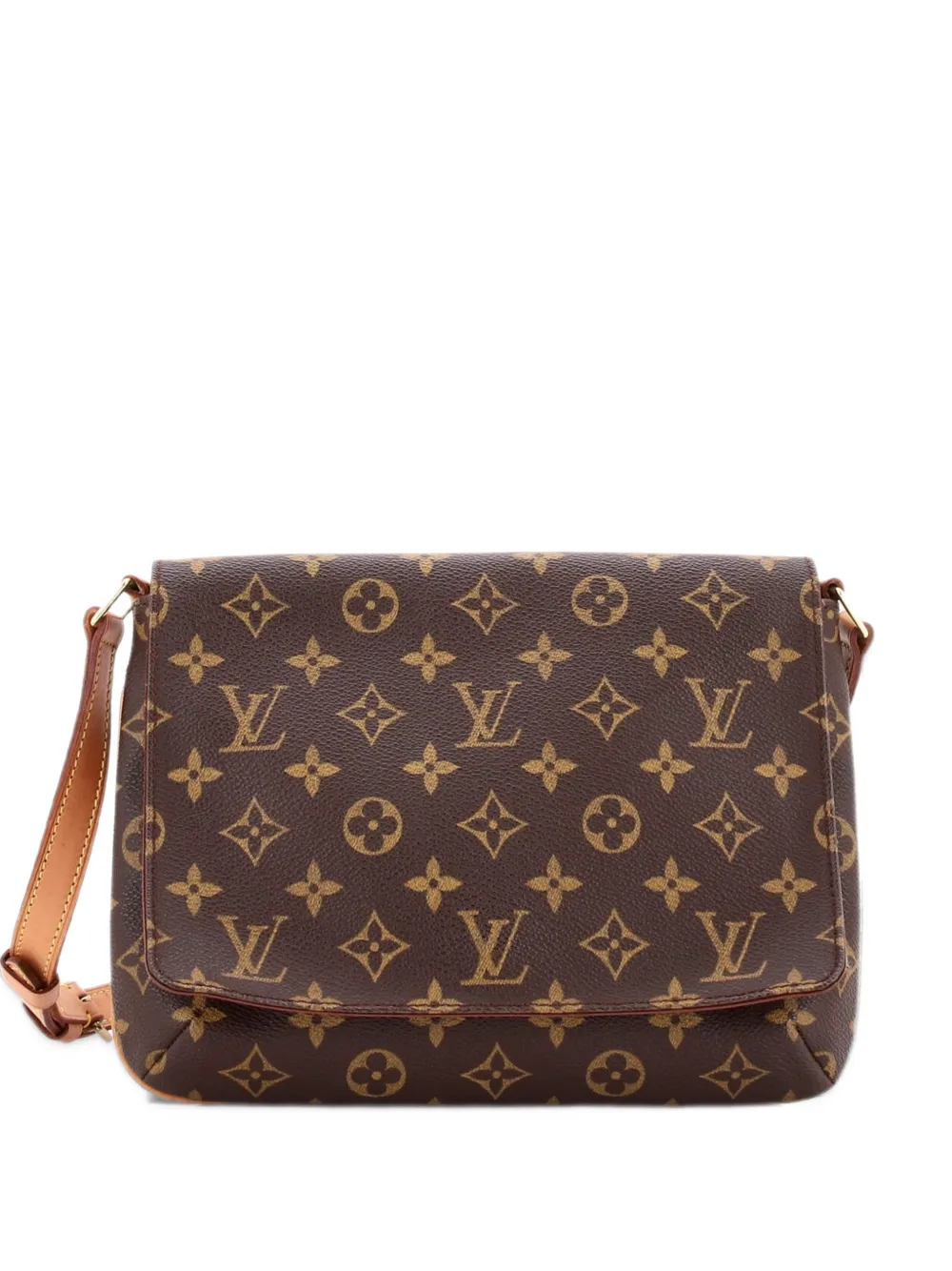 Louis Vuitton Pre-Owned Musette Tango Handbag Monogram Canvas shoulder bag - Brown