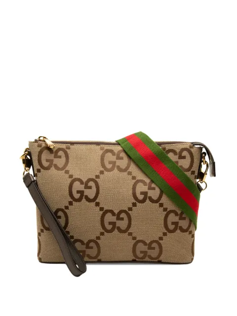 Gucci Pre-Owned 2000-2015 Jumbo GG Canvas Web crossbody bag