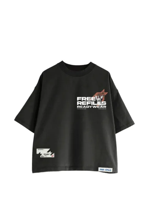 Free Refills Sunday Service graphic-print T-shirt