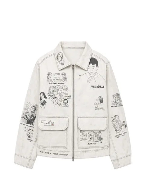 Free Refills Miracle graphic-print jacket