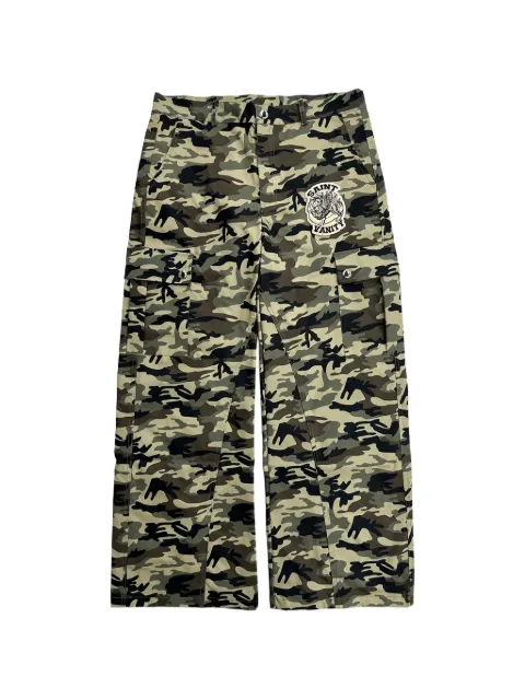 Saint Vanity camouflage-print cargo pants