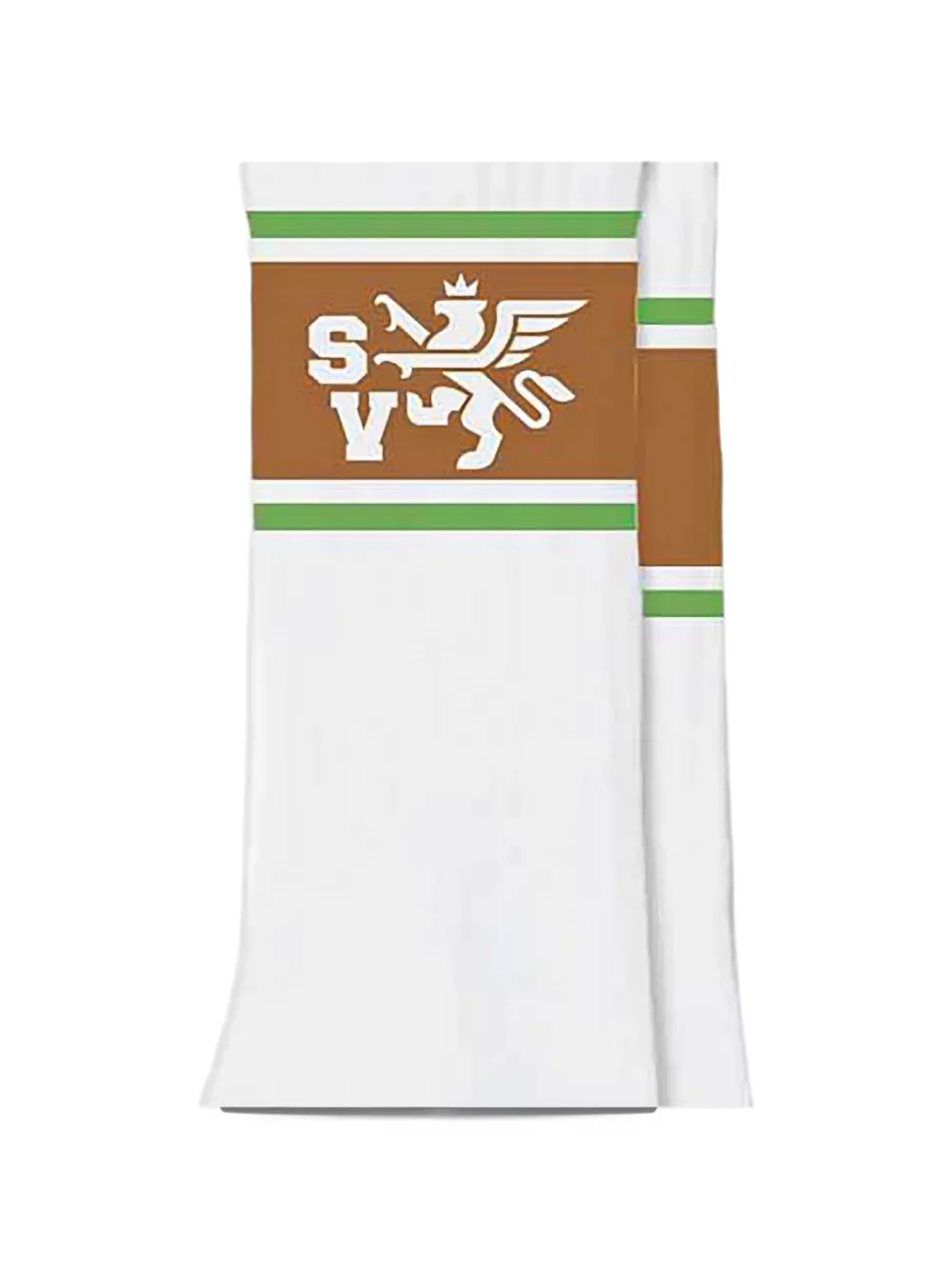 Saint Vanity Griffin intarsia-knit socks - Bianco