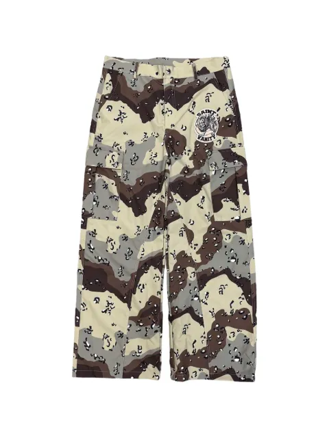 Saint Vanity camouflage-print cargo pants