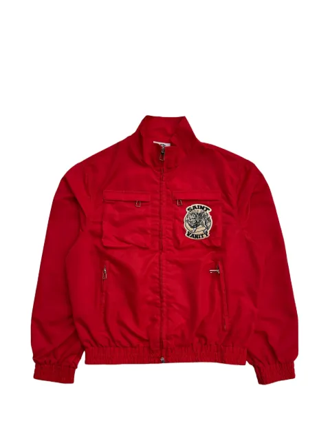 Saint Vanity logo-patch cargo jacket