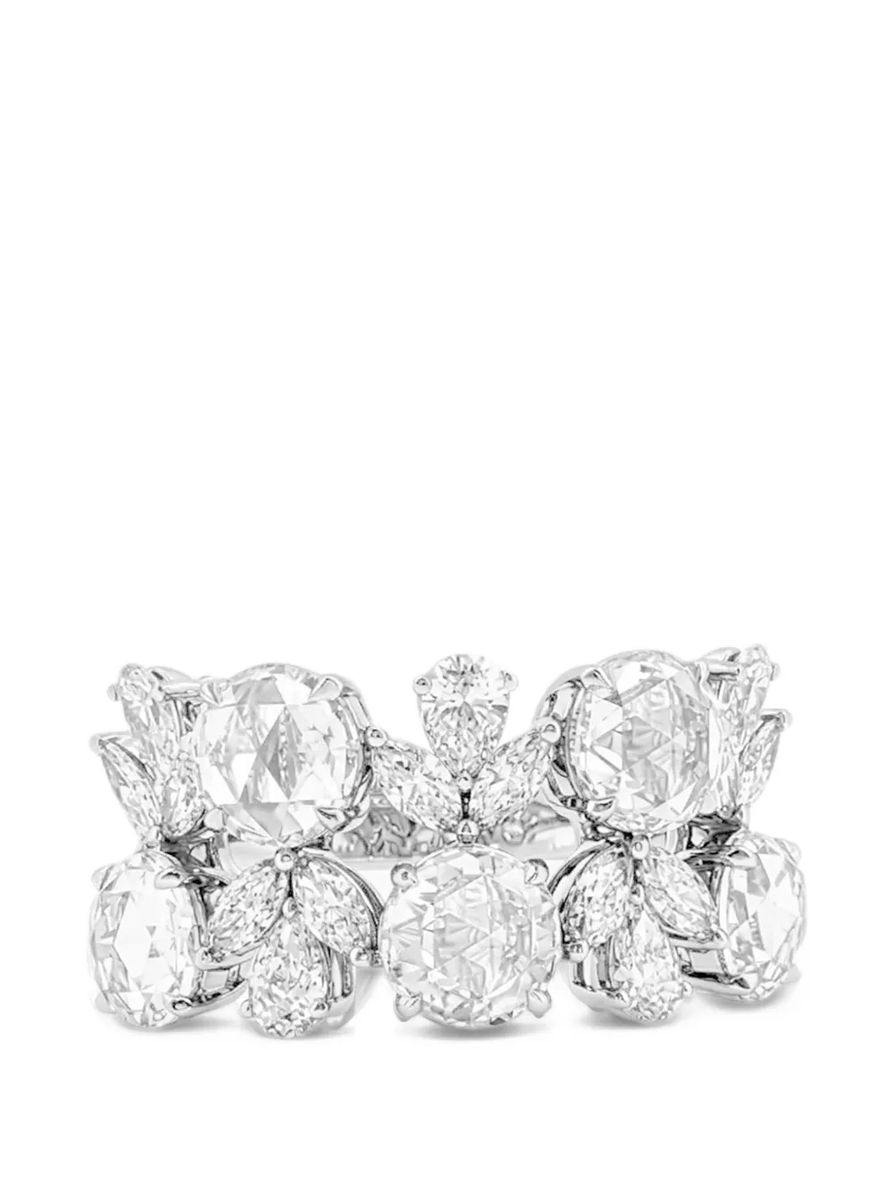 HYT Jewelry diamond rose-cut ring - Argento