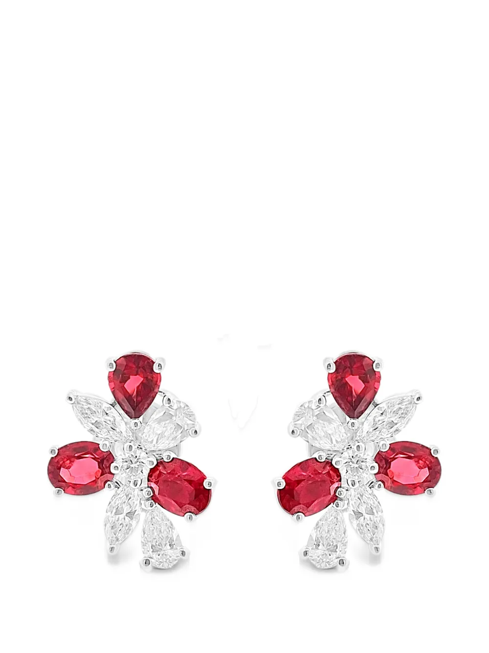HYT Jewelry ruby and diamond earrings - Argento