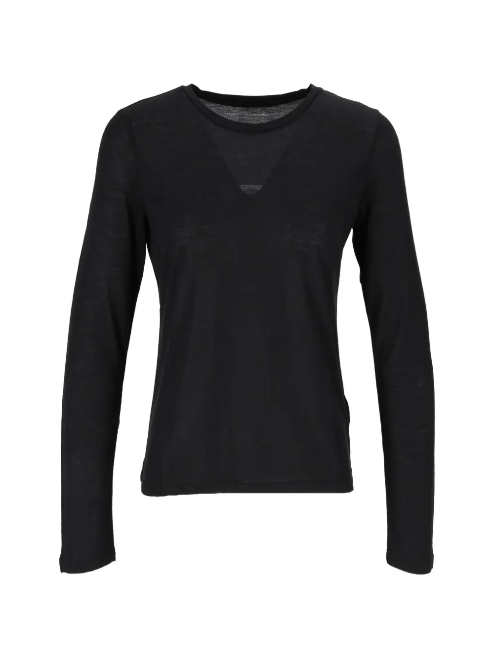 Majestic Filatures long-sleeve T-shirt Zwart