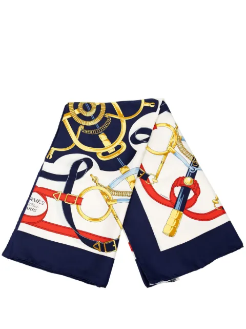 Hermès Pre-Owned 20th 센추리 에페론 도르 실크 90 스카프