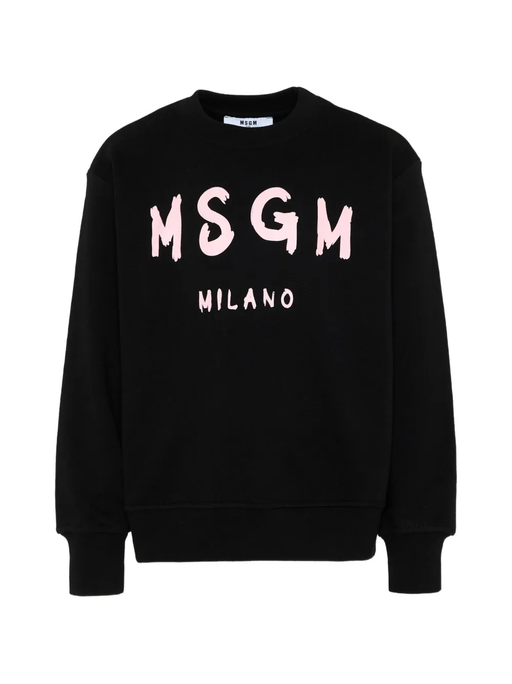 MSGM Kids logo-print sweater Zwart