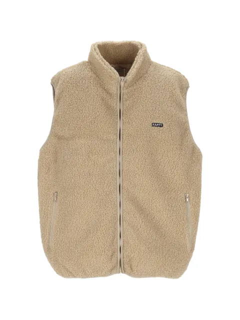 KAPPY fleece-texture gilet