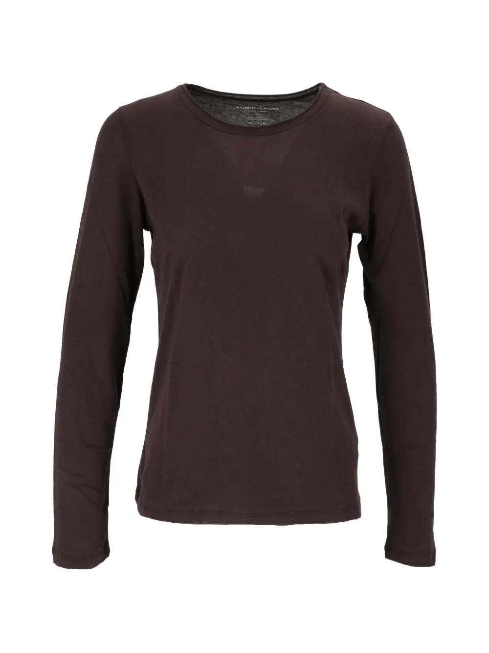 Majestic Filatures long-sleeve T-shirt Bruin