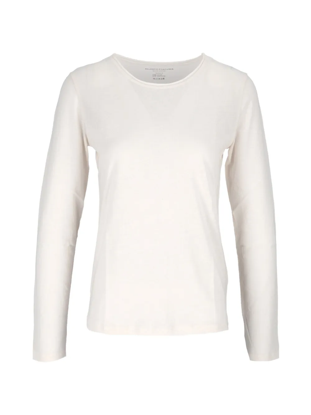 Majestic Filatures long-sleeve T-shirt Beige