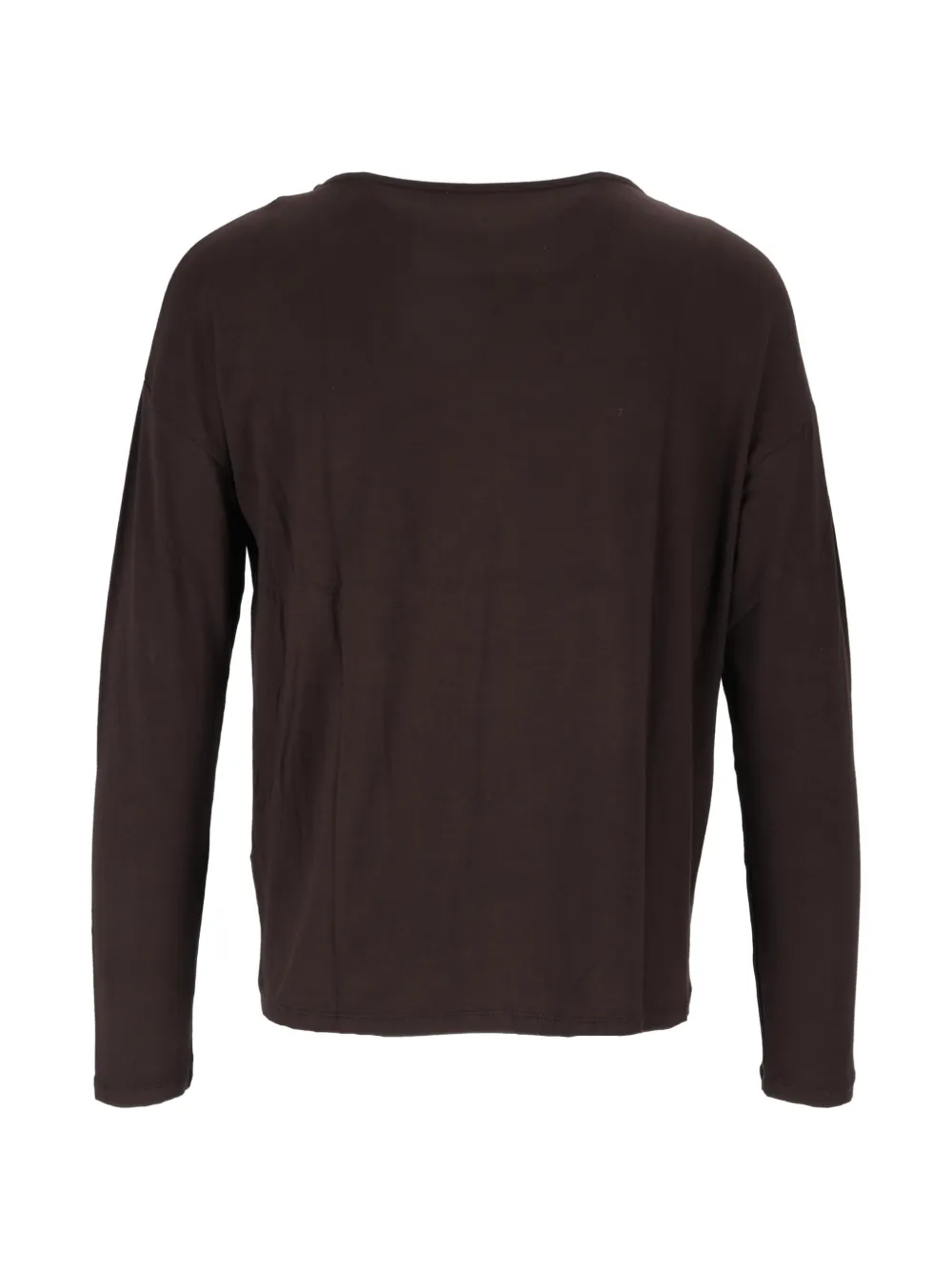 Majestic Filatures boat-neck long-sleeve T-shirt Bruin
