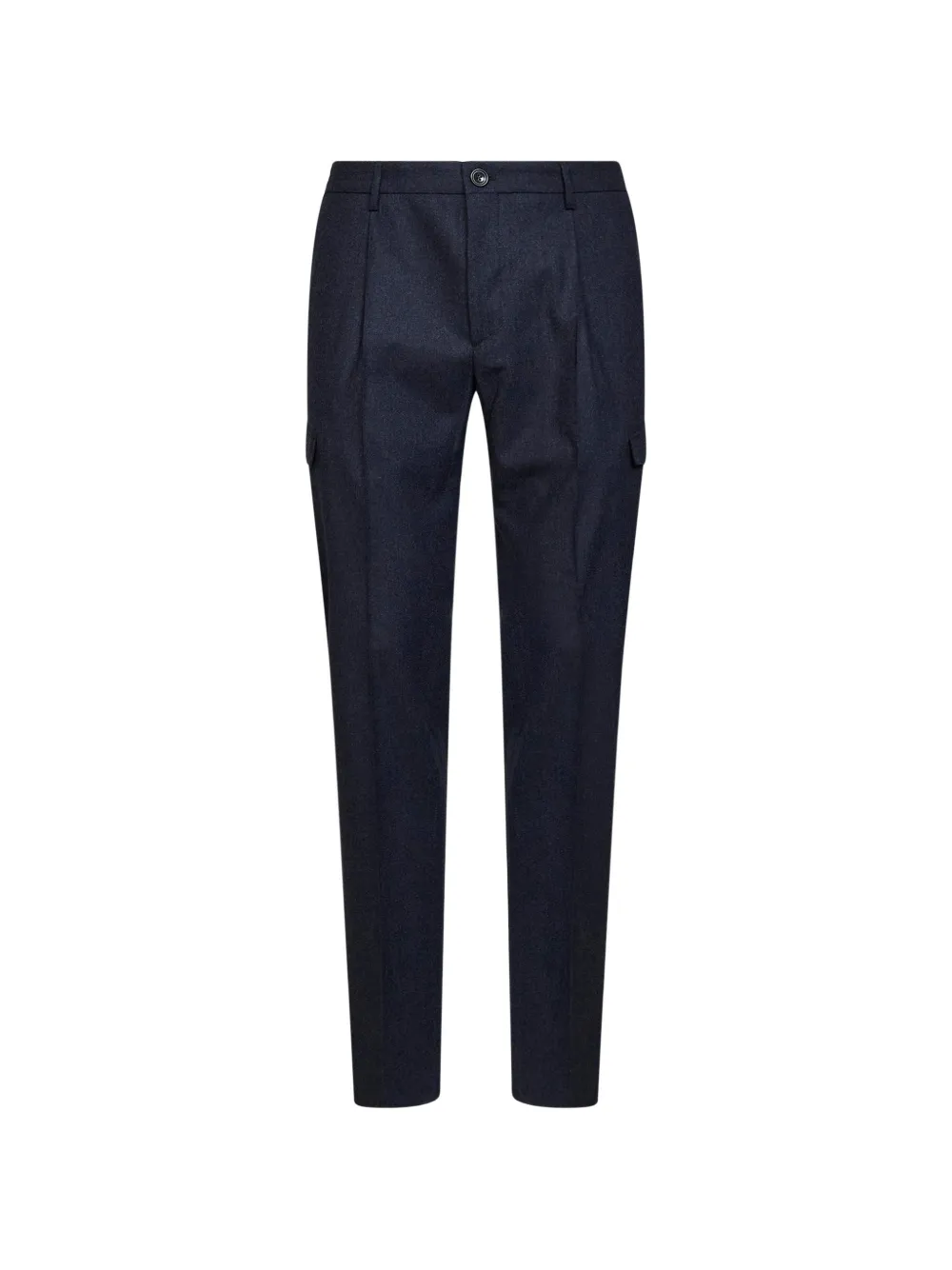 Tagliatore pleated tapered trousers Blauw
