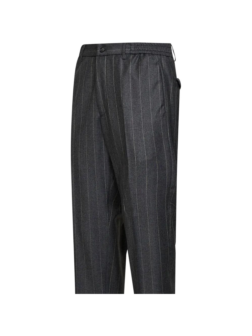 Tagliatore pinstripe-pattern tapered trousers Grijs