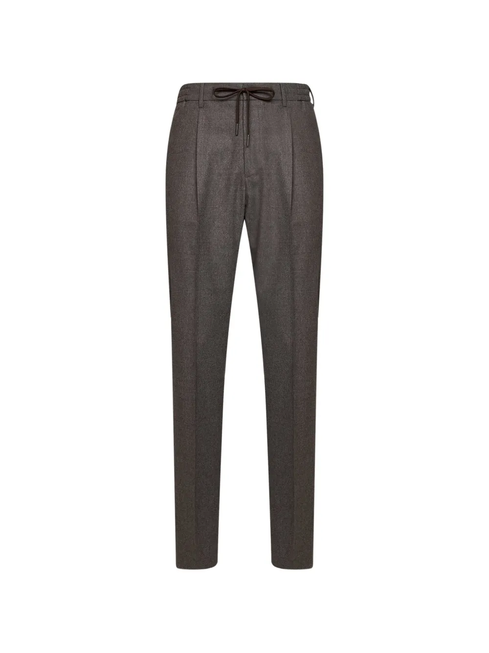 Tagliatore pleated drawstring trousers Grijs