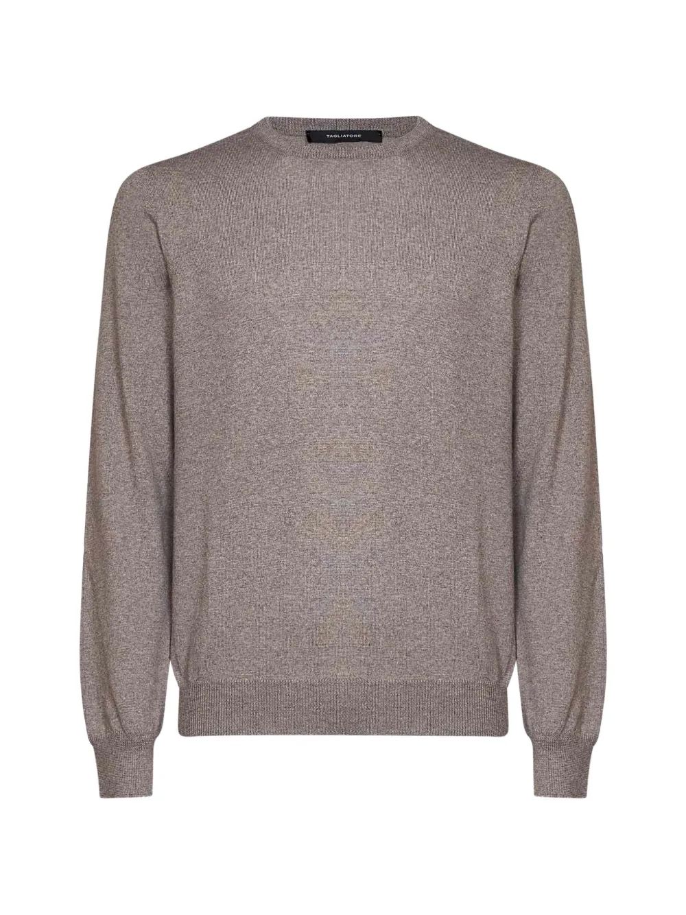 Tagliatore Marley crew-neck virgin-wool sweater Bruin