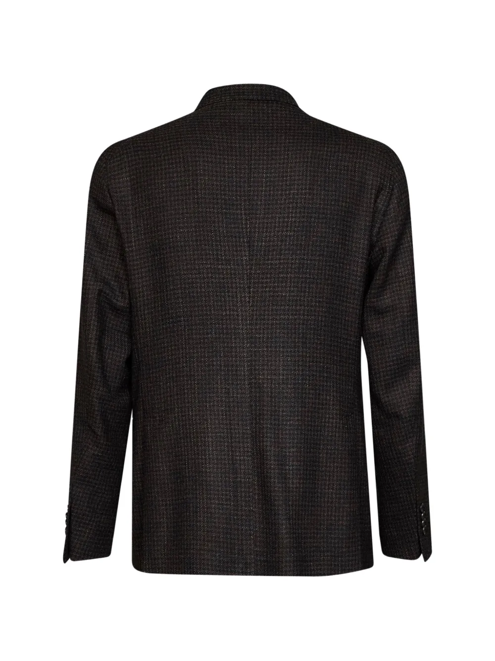 Tagliatore houndstooth-pattern single-breasted blazer Bruin